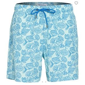 Mr. Swim Men’s leafy floral Swim Trunks (NWOT)